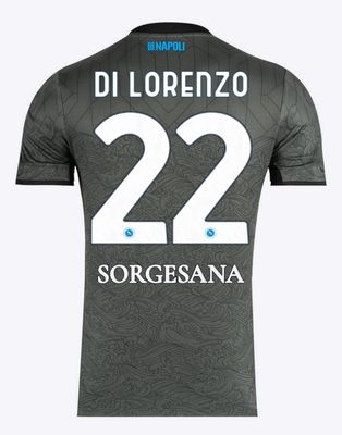 24-25 Napoli Third 22 Di Lorenzo Jersey