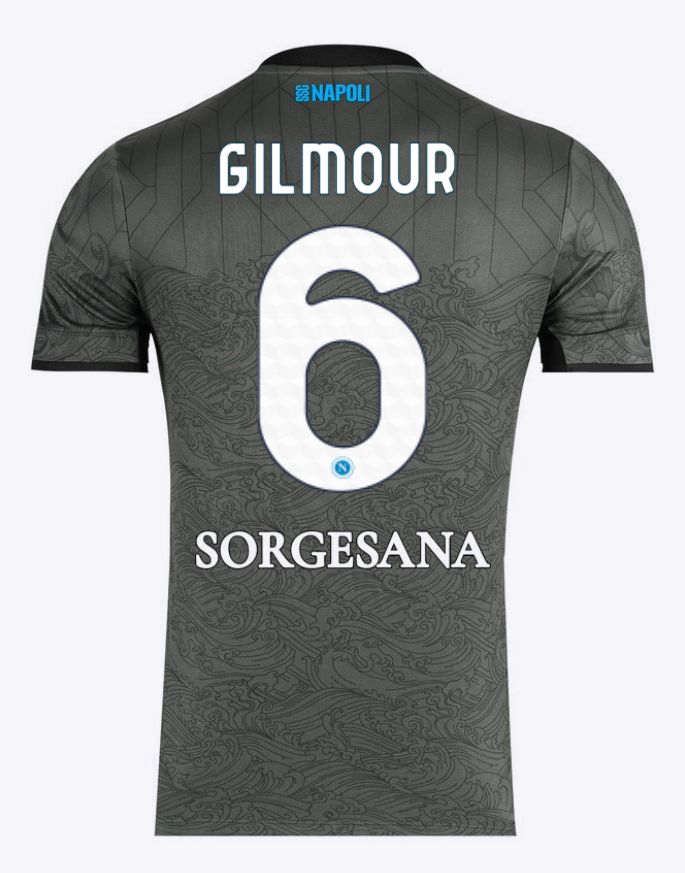 24-25 Napoli Third 6 Gilmour Jersey