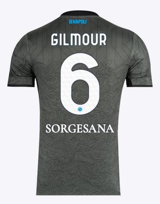 24-25 Napoli Third 6 Gilmour Jersey