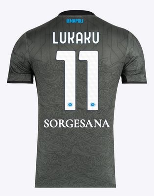 24-25 Napoli Third 11 Lukaku Jersey