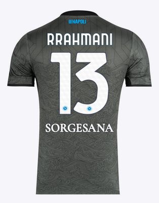24-25 Napoli Third 13 Rrahmani Jersey