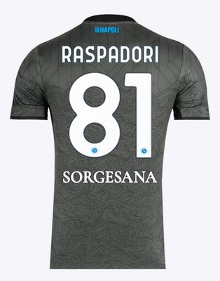 24-25 Napoli Third 81 Raspadori Jersey