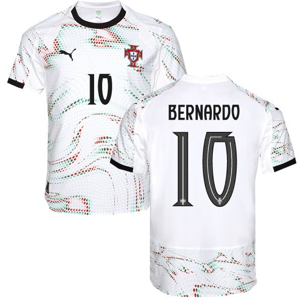 2025 Portugal Away Bernardo 10 Jersey (Player Version)