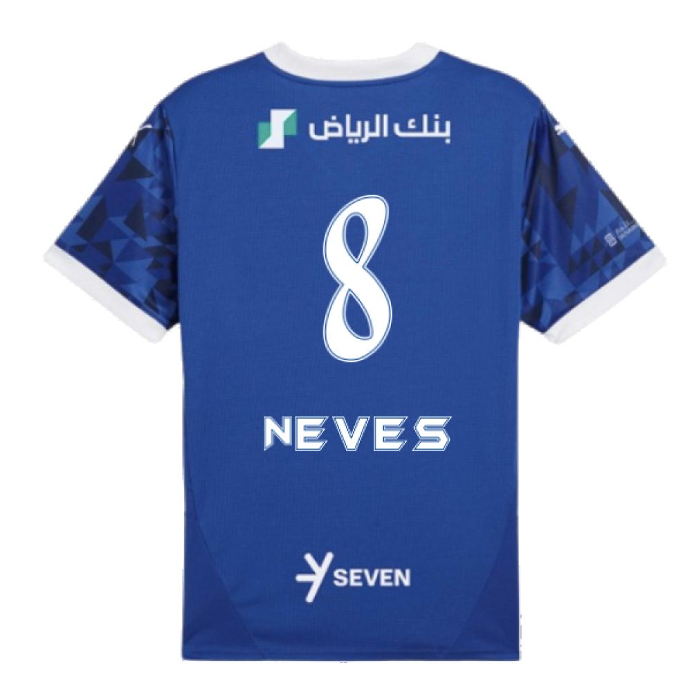 2024-2025 Al Hilal Home Neves 8 Jersey