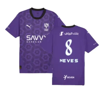 2024-2025 Al Hilal Third Neves 8 Jersey