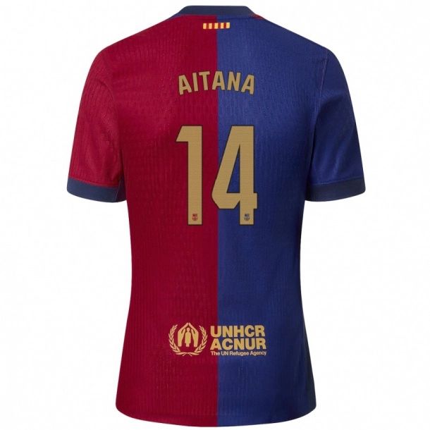 Barcelona Women&#39;s  Aitana Bonmatí 14 Home Jersey 2024/2025
