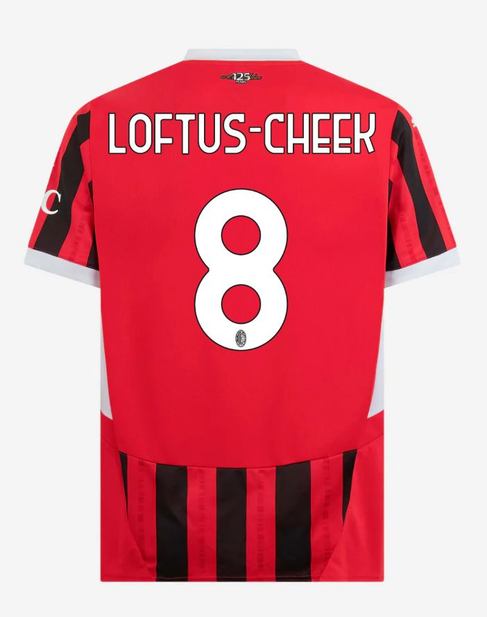 24-25 AC Milan Home 8 Loftus-Cheek Serie A Jersey