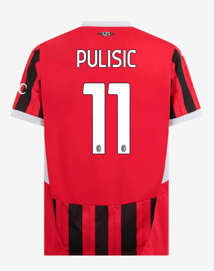 24-25 AC Milan Home 11 Pulisic Serie A Jersey