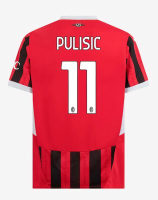 24-25 AC Milan Home 11 Pulisic Serie A Jersey