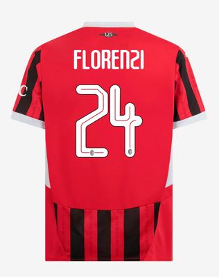 24-25 AC Milan Home 24 Florenzi Champions League Jersey