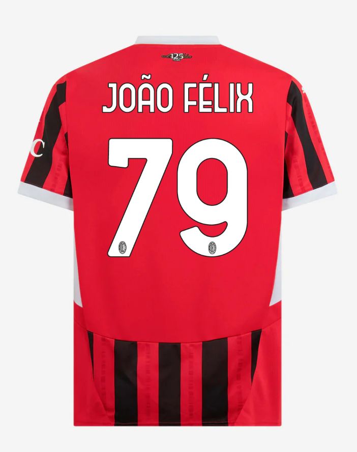 24-25 AC Milan Home 79 João Félix Serie A Jersey