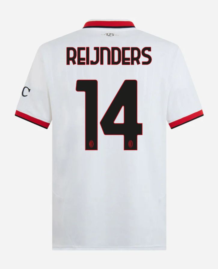 24-25 AC Milan Away 14 Reijnders Serie A Jersey