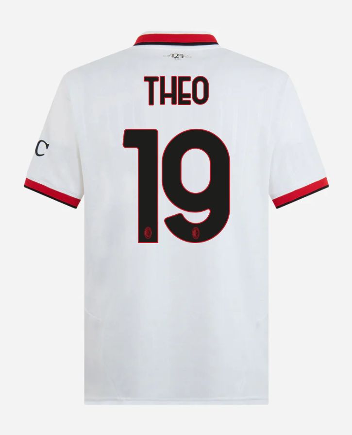 24-25 AC Milan Away 19 THEO Serie A Jersey