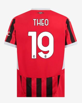 24-25 AC Milan Home 19 THEO Serie A Jersey