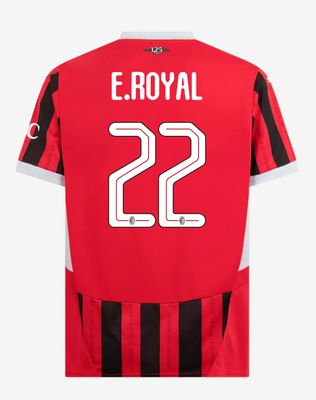 24-25 AC Milan Home 22 E.Royal Champions League Jersey