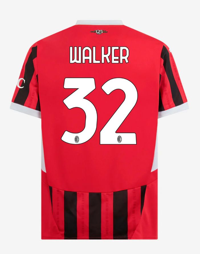 24-25 AC Milan Home 32 Walker Serie A Jersey