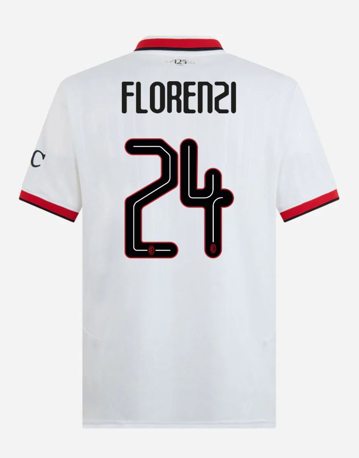 24-25 AC Milan Away 24 Florenzi Champions League Jersey