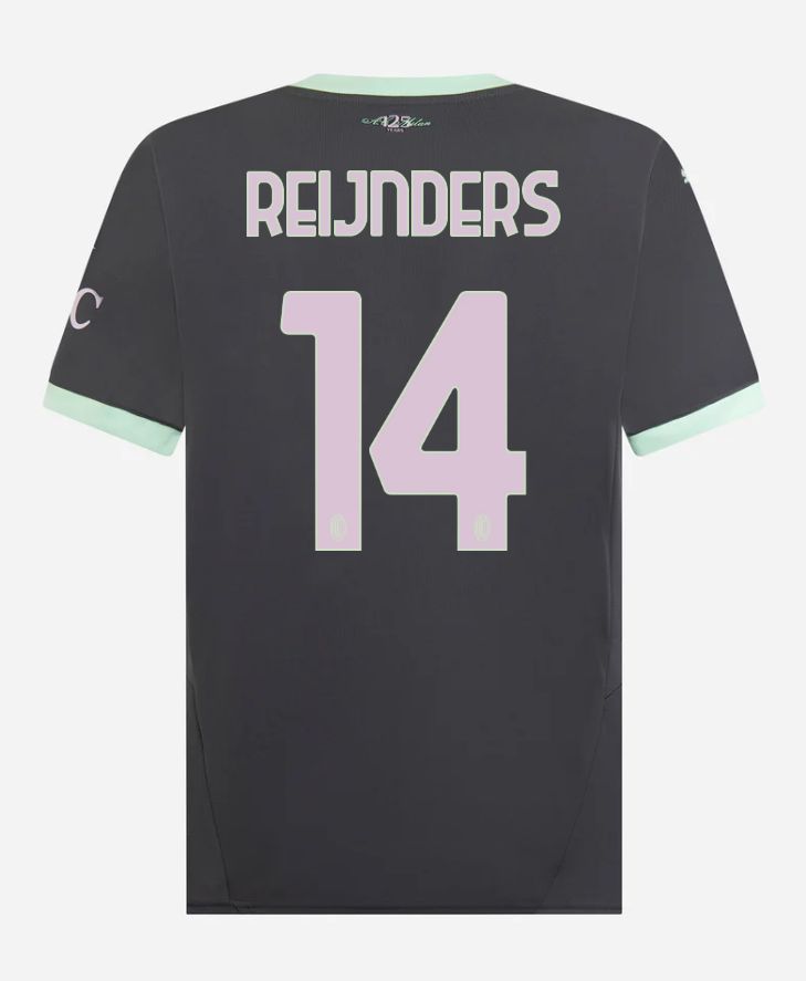 24-25 AC Milan Third 14 Reijnders Serie A Jersey