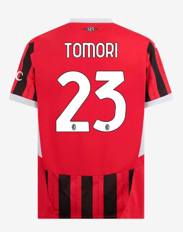 24-25 AC Milan Home 23 Tomori Serie A Jersey