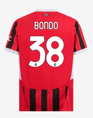 24-25 AC Milan Home 38 Bondo Serie A Jersey