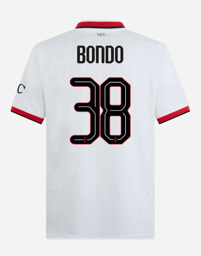 24-25 AC Milan Away 38 Bondo Champions League Jersey