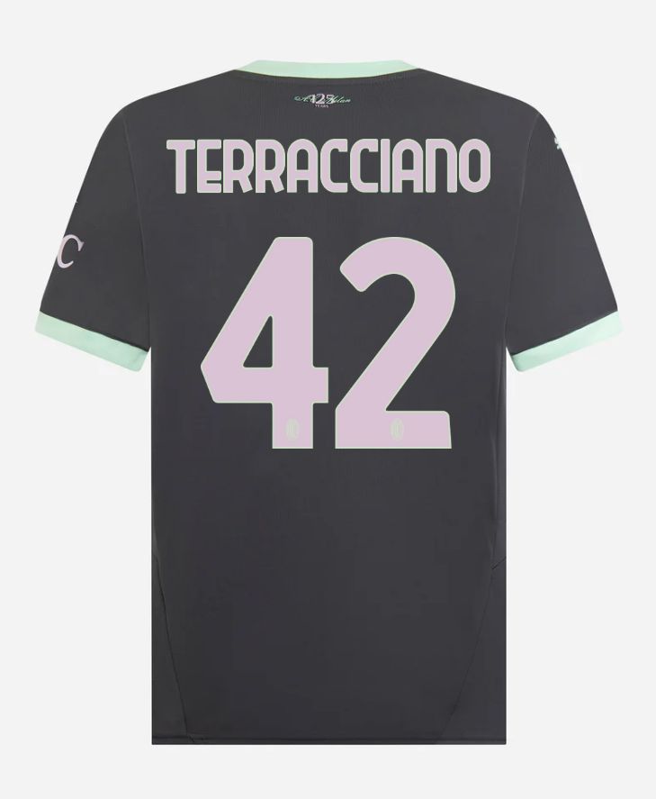 24-25 AC Milan Third 42 Terracciano Serie A Jersey