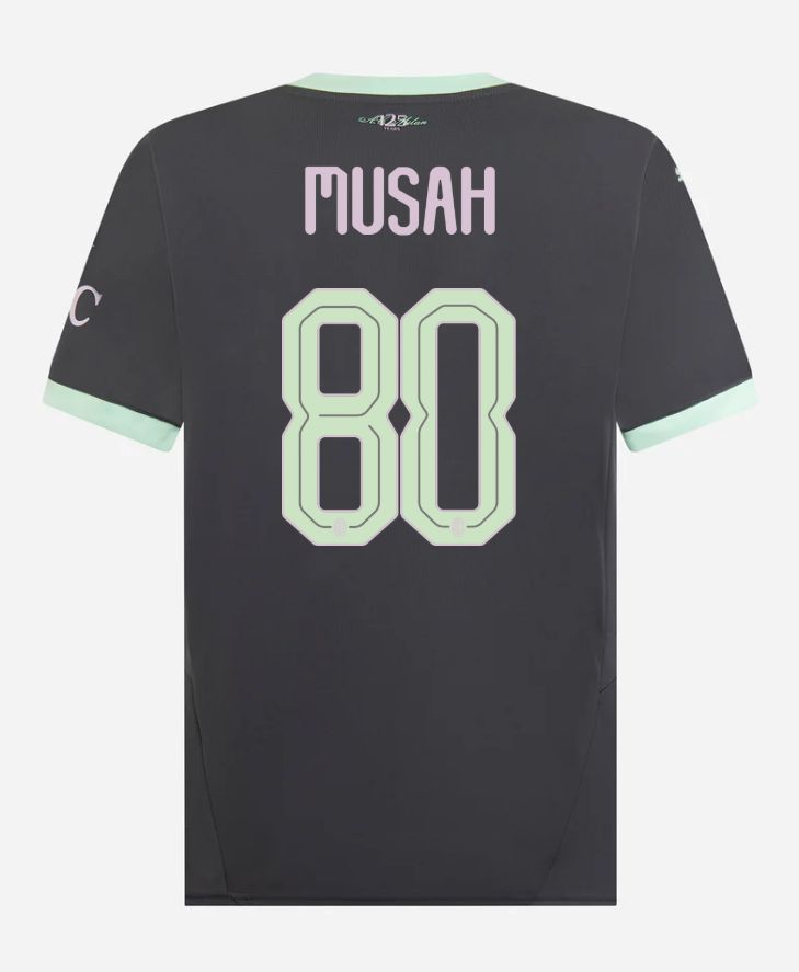 24-25 AC Milan Third 80 Musah Champions League Jersey