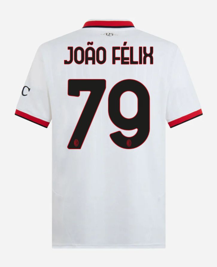 24-25 AC Milan Away 79 João Félix Serie A Jersey