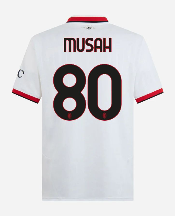 24-25 AC Milan Away 80 Musah Serie A Jersey