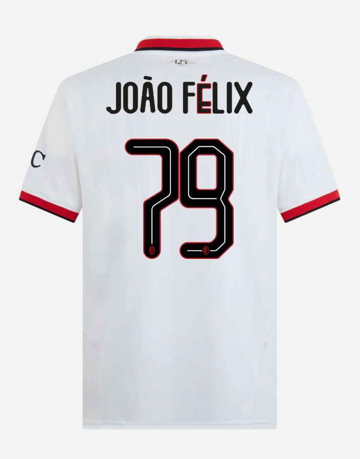 24-25 AC Milan Away 79 João Félix Champions League Jersey