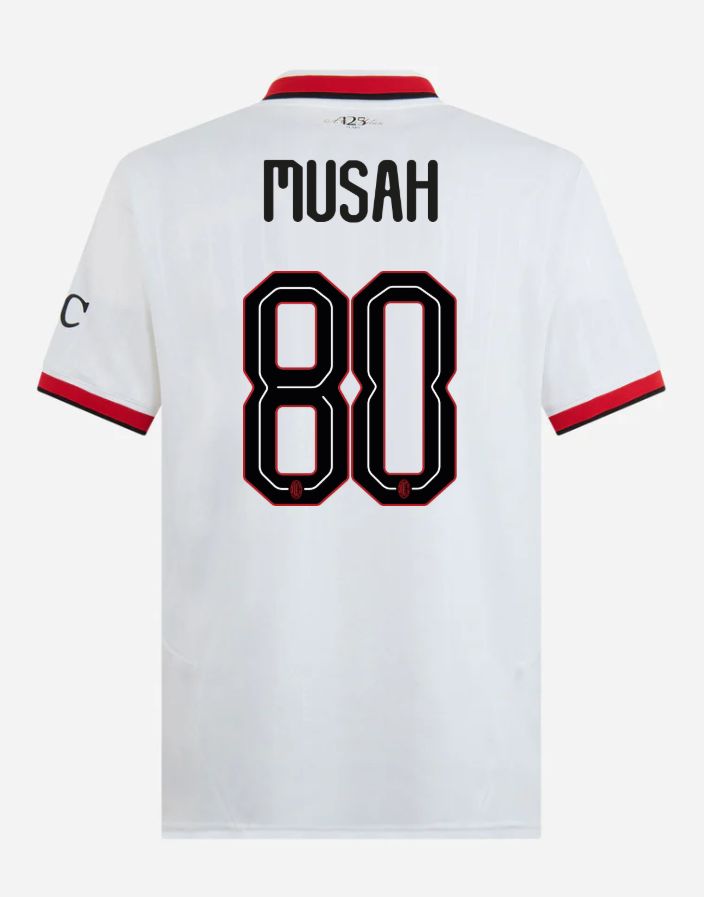 24-25 AC Milan Away 80 Musah Champions League Jersey