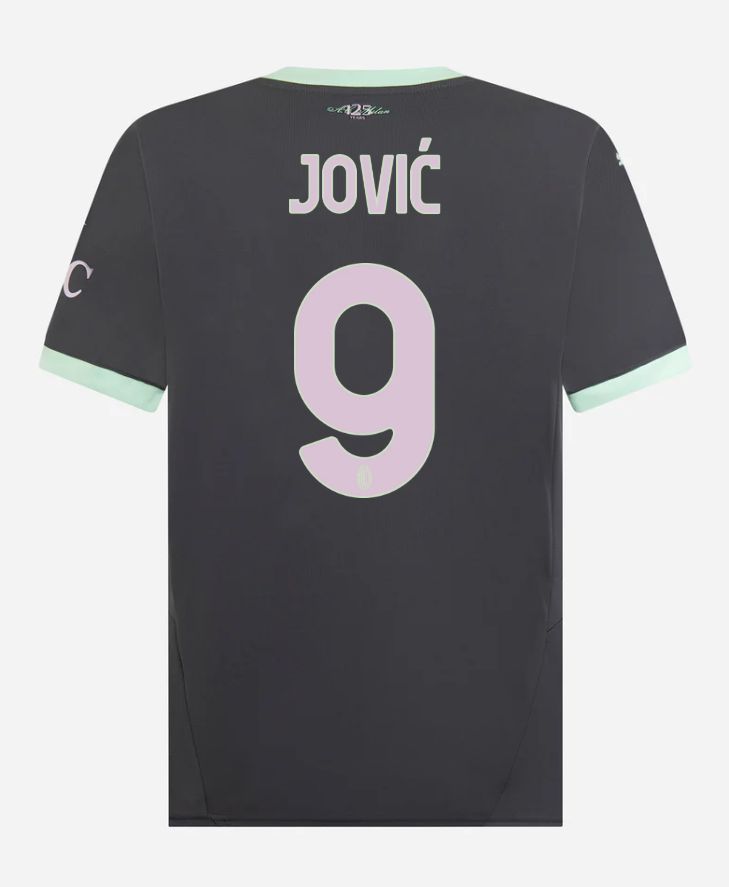 24-25 AC Milan Third 9 Jović Serie A Jersey