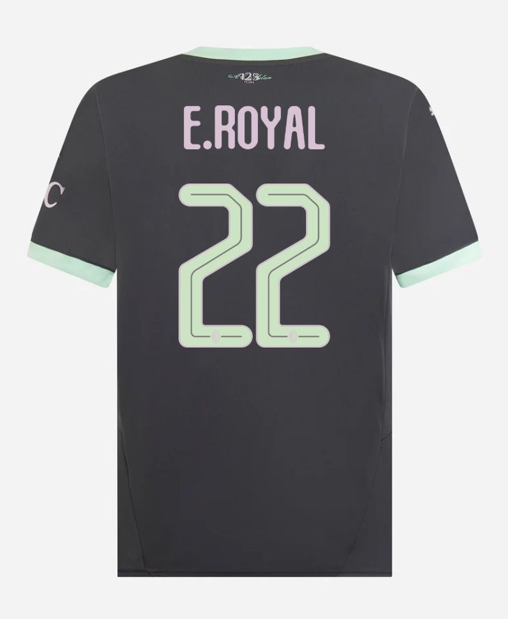 24-25 AC Milan Third 22 E.Royal Champions League Jersey