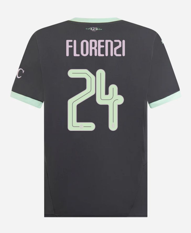 24-25 AC Milan Third 24 Florenzi Champions League Jersey
