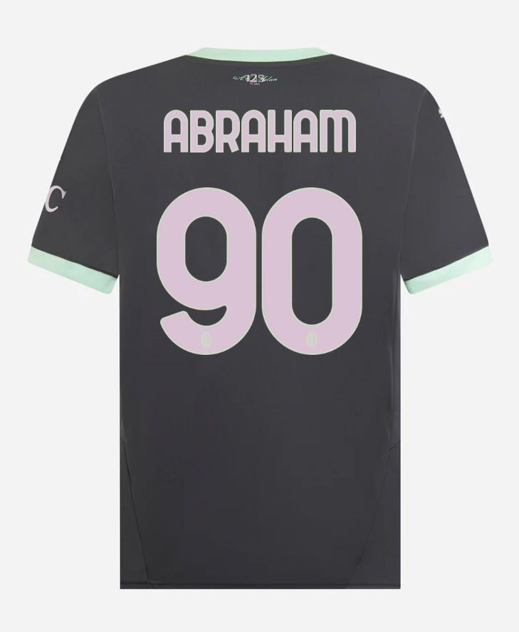 24-25 AC Milan Third 90 Abraham Serie A Jersey