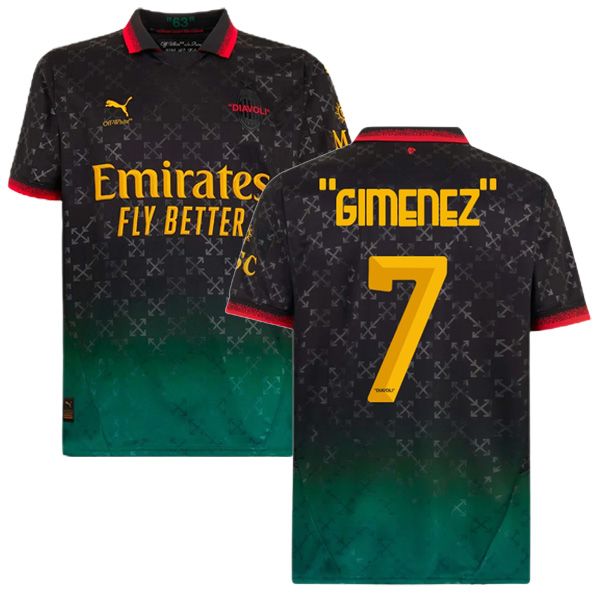 24-25 AC Milan GIMENEZ 7 Fourth Jersey