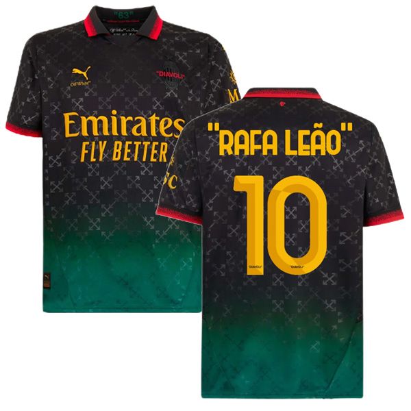 24-25 AC Milan RAFA LEÃO 10 Fourth Jersey
