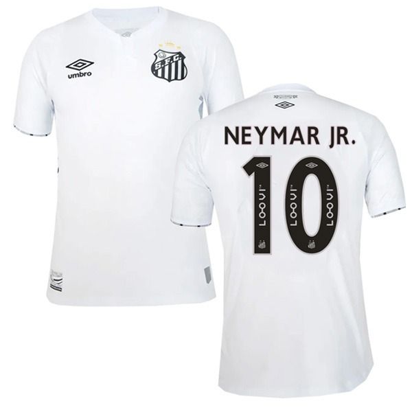 Santos FC Neymar Jr. #10 Home Jersey 2024/25 (latest font print)