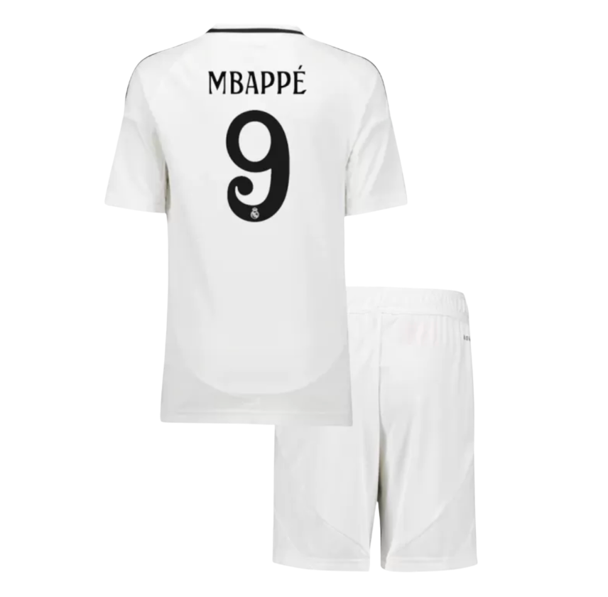 Real Madrid Away Jersey Kids Kit 2024-25 Mbappé   #9  
