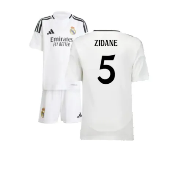 Real Madrid Home Jersey Kids Kit 2024-25 ZIDANE #5
