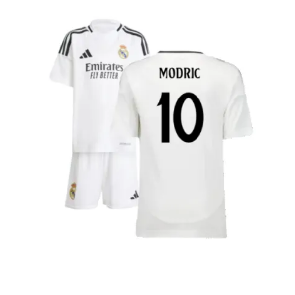 Real Madrid Home Jersey Kids Kit 2024-25 MODRIC #10  