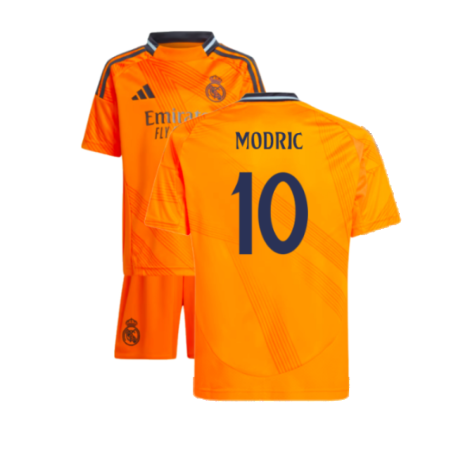 Real Madrid Away Jersey Kids Kit 24-25 MODRIC #10  