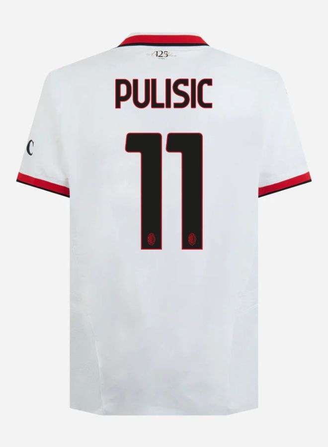 24-25 AC Milan Away Pulisic 11 Serie A Jersey (Player Version)