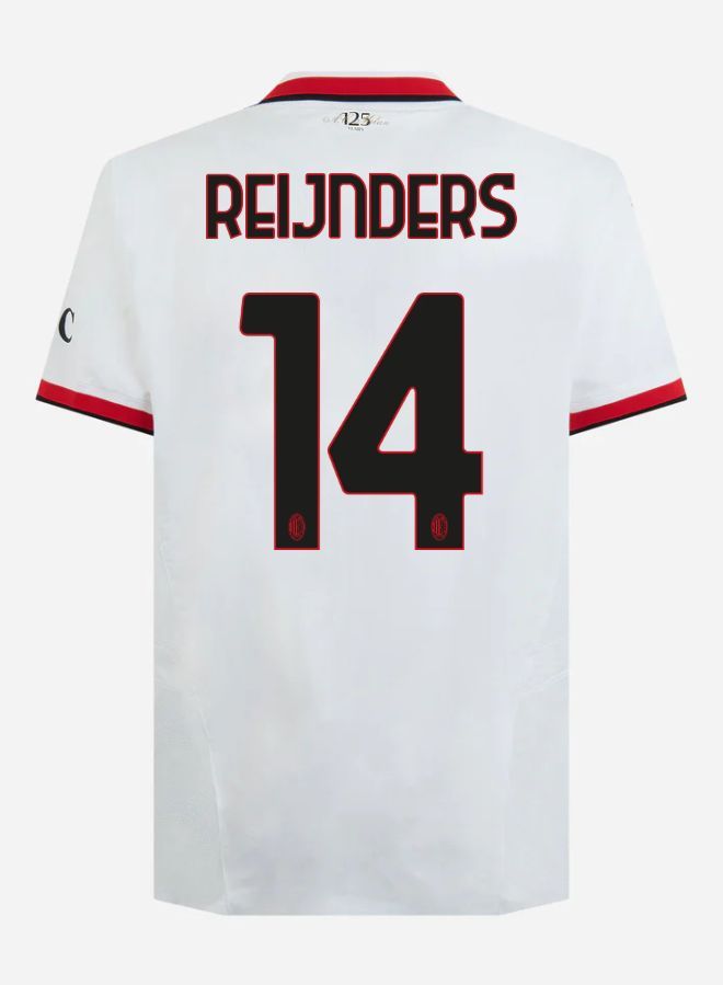 24-25 AC Milan Away Reijnders 14 Serie A Jersey (Player Version)