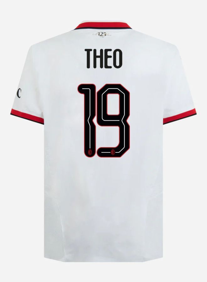 24-25 AC Milan Away THEO 19 Champions League Jersey (Player Version)