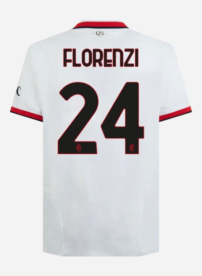 24-25 AC Milan Away Florenzi 24 Serie A Jersey (Player Version)