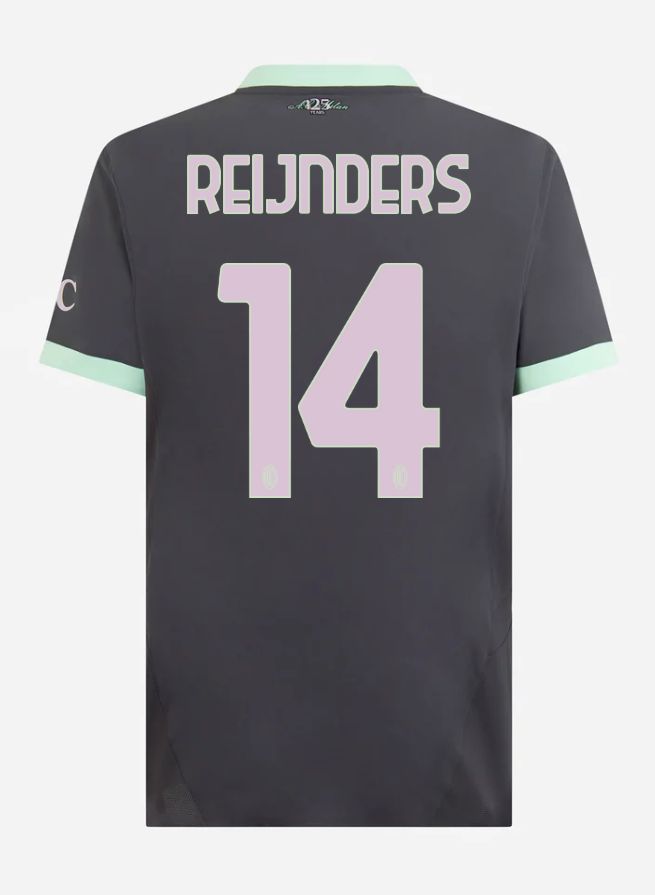 24-25 AC Milan Third Reijnders 14 Serie A Jersey (Player Version)