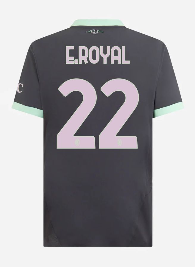 24-25 AC Milan Third E.Royal 22 Serie A Jersey (Player Version)