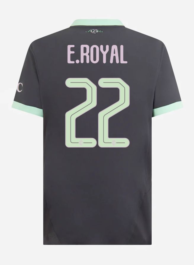 24-25 AC Milan Third E.Royal 22 Champions League Jersey (Player Version)
