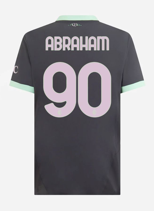 24-25 AC Milan Third Abraham 90 Serie A Jersey (Player Version)